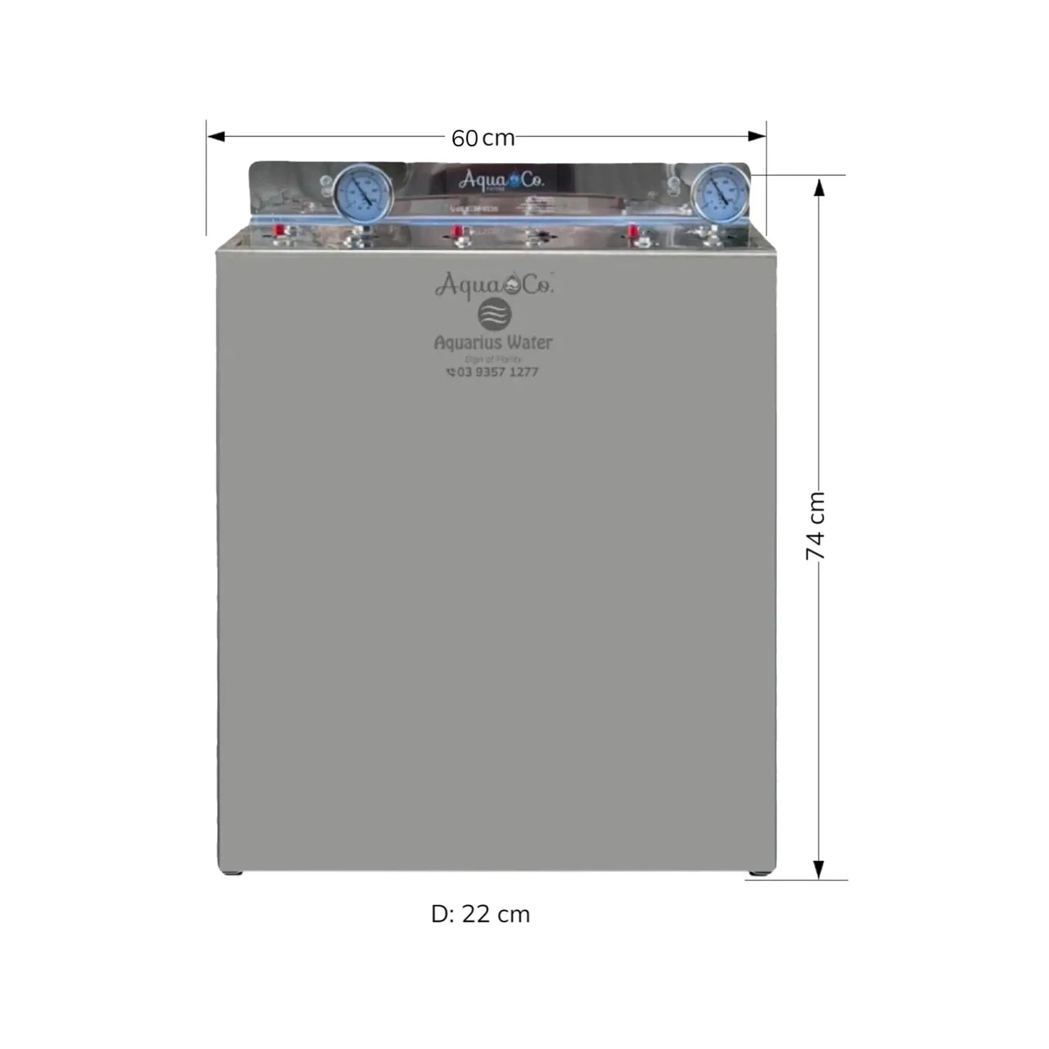 AquaCo Whole House Three Stage Water Filter System AquaCo