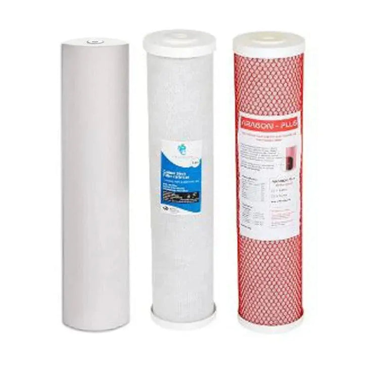 Aquarius Whole - Home Triple Filtering System 20" x 4.5" - Alkaline World
