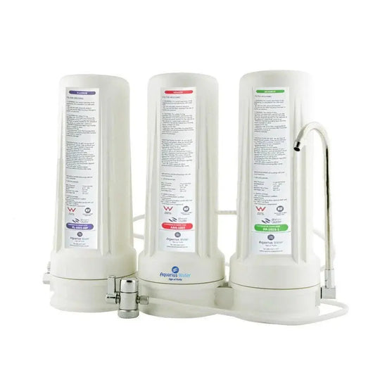 Replacement Filter Pack Triple Bench Alkaline Fluoride Aragon Aquarius Water