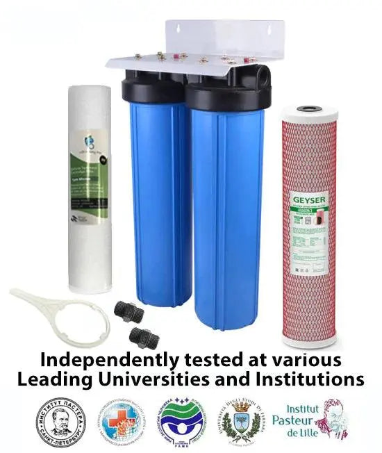 Replacement Filter Set for Twin Whole House System 20″ x 4.5″ - Alkaline World