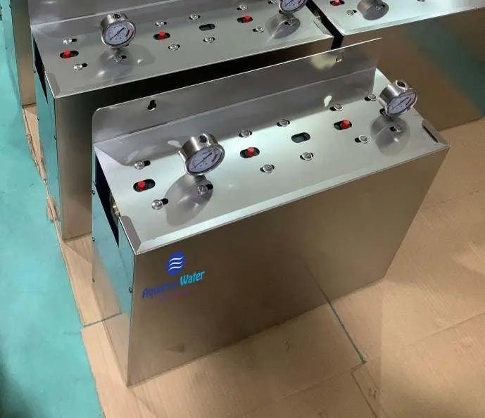 Whole House Triple System 10" X 4.5" Stainless Steel Cover Aquarius Water