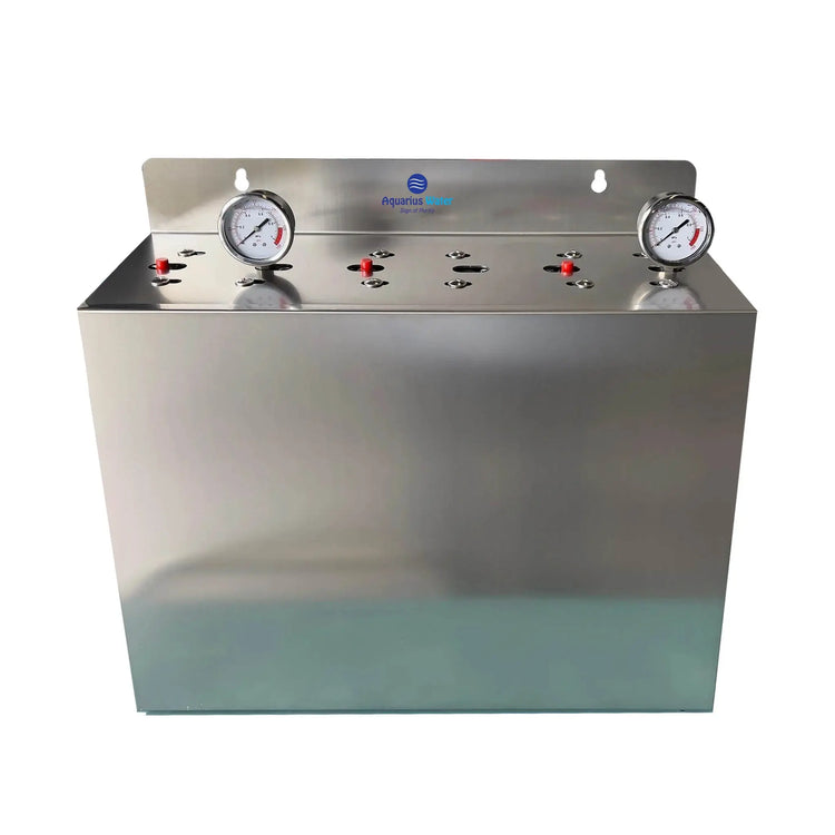 Whole House Triple System 10" X 4.5" Stainless Steel Cover Aquarius Water