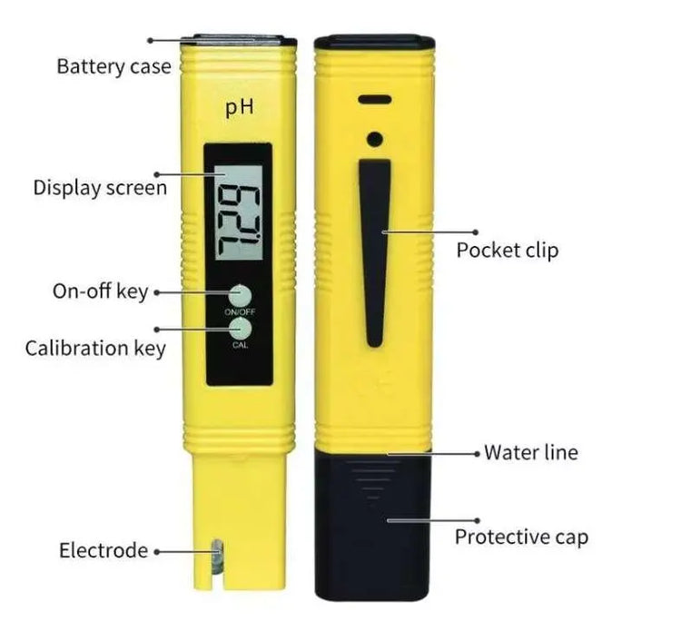 pH Digital Meter with 0.01 ph accuracy Aquarius Water