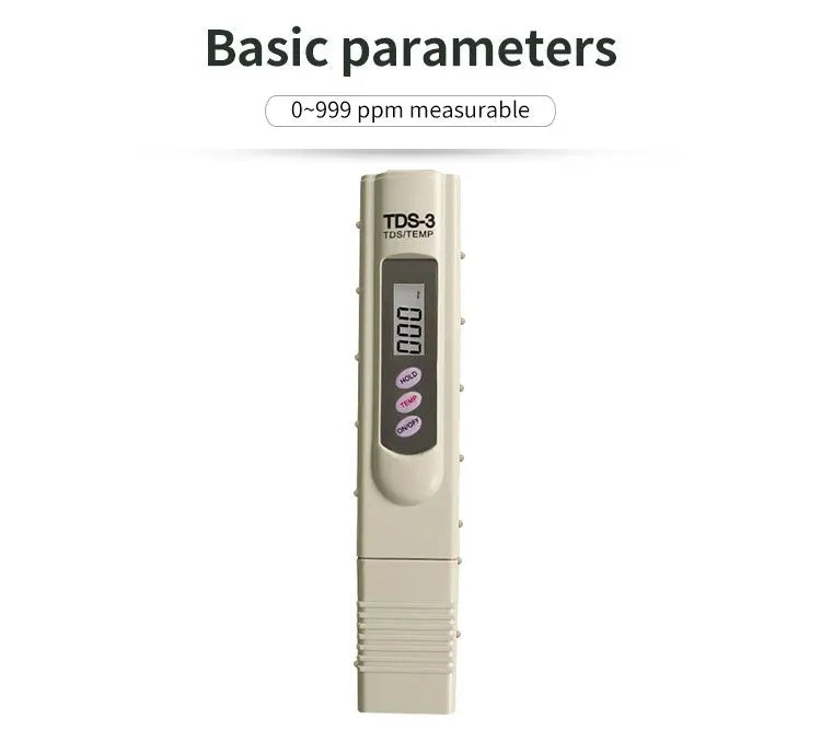 TDS Digital Meter with 0.02 ppm accuracy Aquarius Water