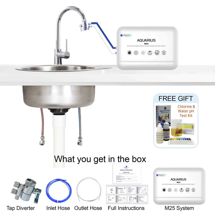 AQUARIUS M25 HYDRATION SYSTEM kitchen water filtration – bench top and under sink