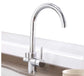 3 Way Mixer Tap Chrome Umbrella Style 360 Rotation Aquarius Water