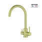 3 Way Mixer Tap Gold Umbrella Style 360 Rotation Aquarius Water