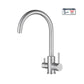3 Way Mixer Tap Nickel Umbrella Style 360 Rotation Aquarius Water