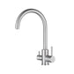 3 Way Mixer Tap Nickel Umbrella Style 360 Rotation Aquarius Water