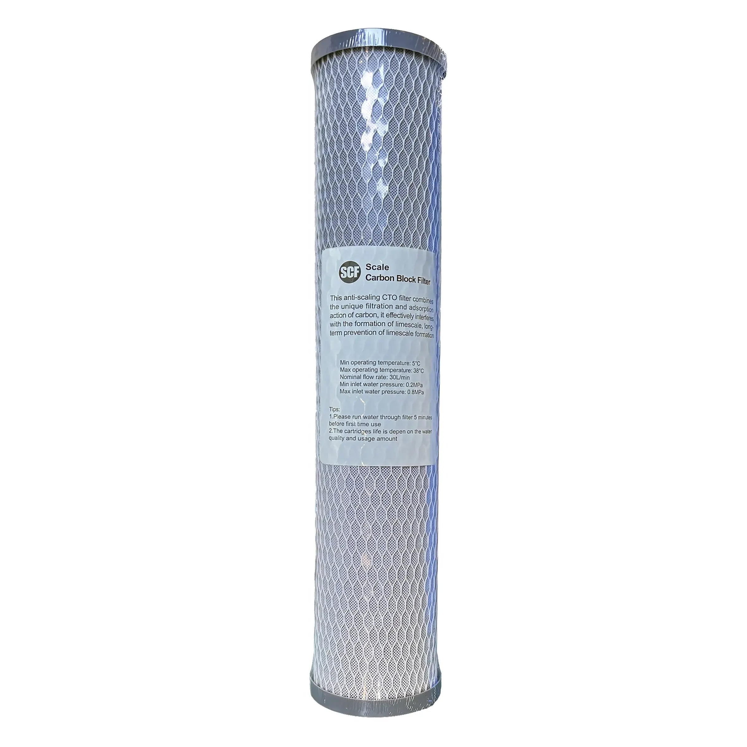 AntiScale Carbon Block Filter 20" x 4.5"