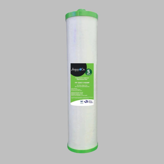AquaCo Polyspun Sediment Filter Cartridges - 20" x 4.5" - Alkaline World