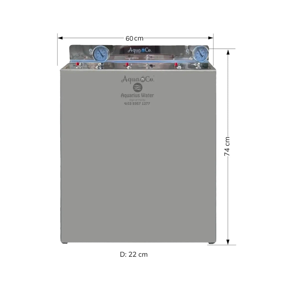 AquaCo Whole House Three Stage Water Filter System AquaCo