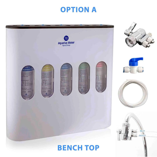Aquarius Alkaline Ionised Water System - Bench Top Option Aquarius Water