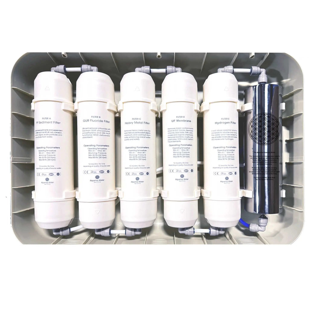 Aquarius M25 Alkaline Ionised Structured Water System - Under Sink Option Aquarius Wellness