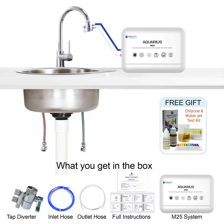 Aquarius M25 Alkaline Ionised Structured Water System Aquarius Wellness