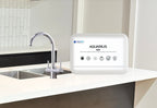 Chrome Aquarius M25 hydration system with a 3-way tap, designed for efficient water dispensing and easy installation.