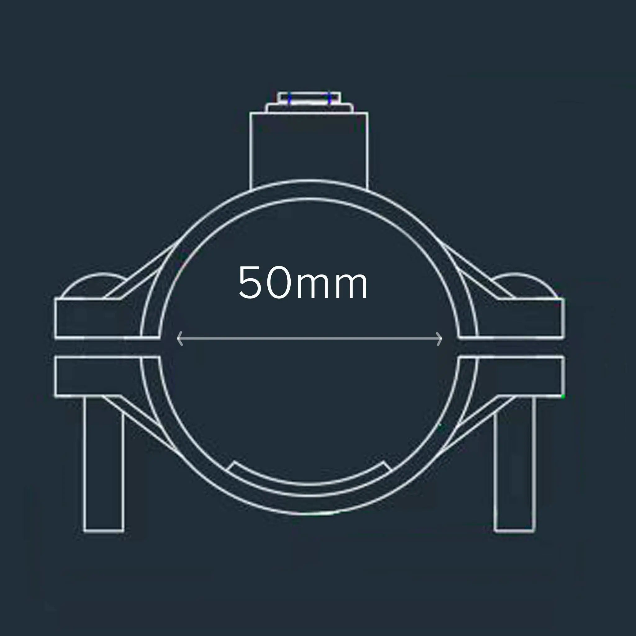 Drain Saddle 50mm - Alkaline World