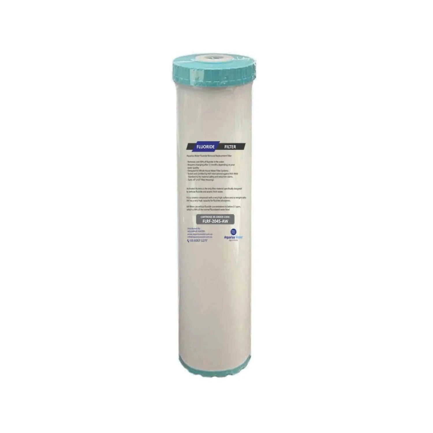 Fluoride Filter for Whole House System 20" x 4.5" Aquarius Water