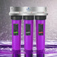 Fluoride Removal Whole-Home Triple Filtering System 20" x 4.5" Aquarius Water