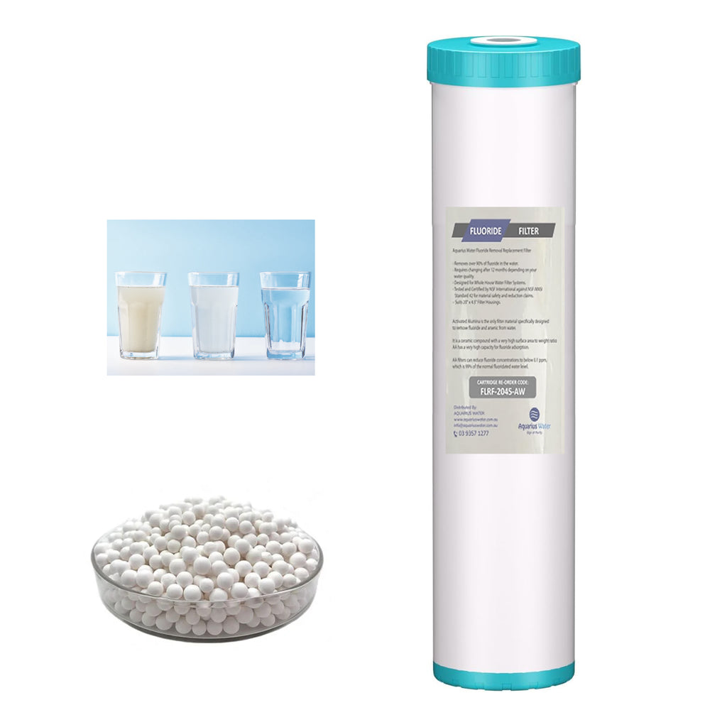 Fluoride Removal Whole-House Triple Filtering System 20" x 4.5"