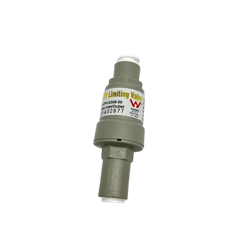 Pressure Limiting protection Valve With Dual Check Valve 1/4" Quick OD, 50 psi - Alkaline World