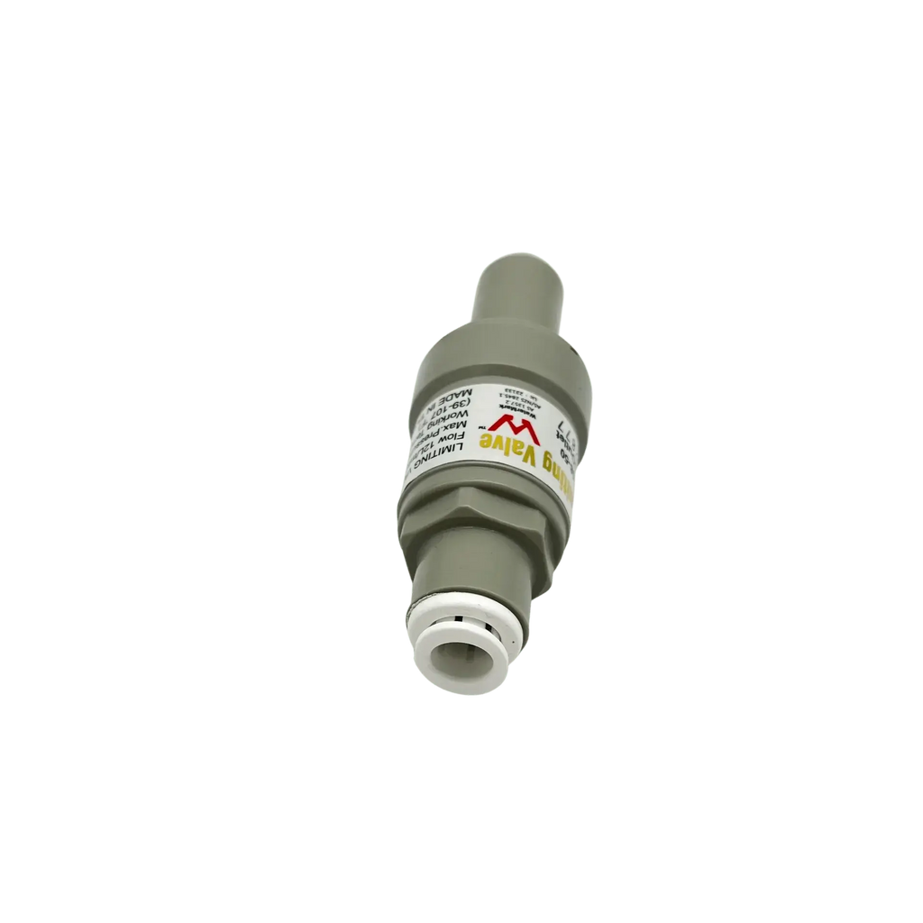 Pressure Limiting protection Valve With Dual Check Valve 1/4" Quick OD, 50 psi - Alkaline World