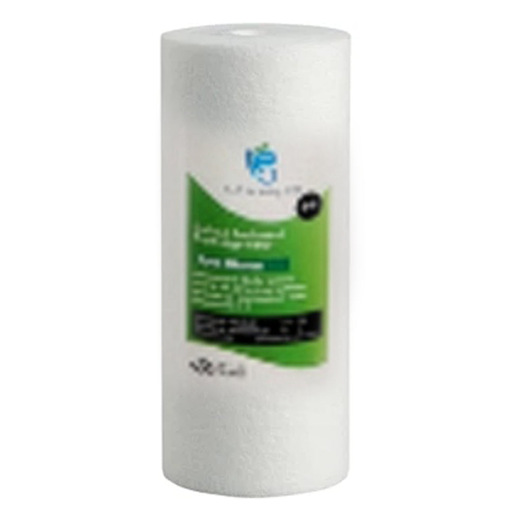 Aquarius Water 10-inch by 4.5-inch polyspun sediment filter cartridge for whole house water filtration system.