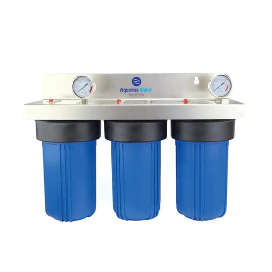 Whole House Triple System 10" x 4.5" Aquarius Water