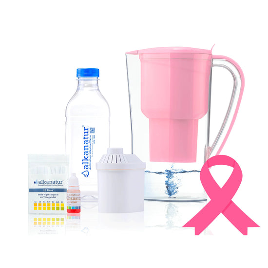 Alkanatur Alkaline Ionised Antioxidant Jug Pink Alkanatur