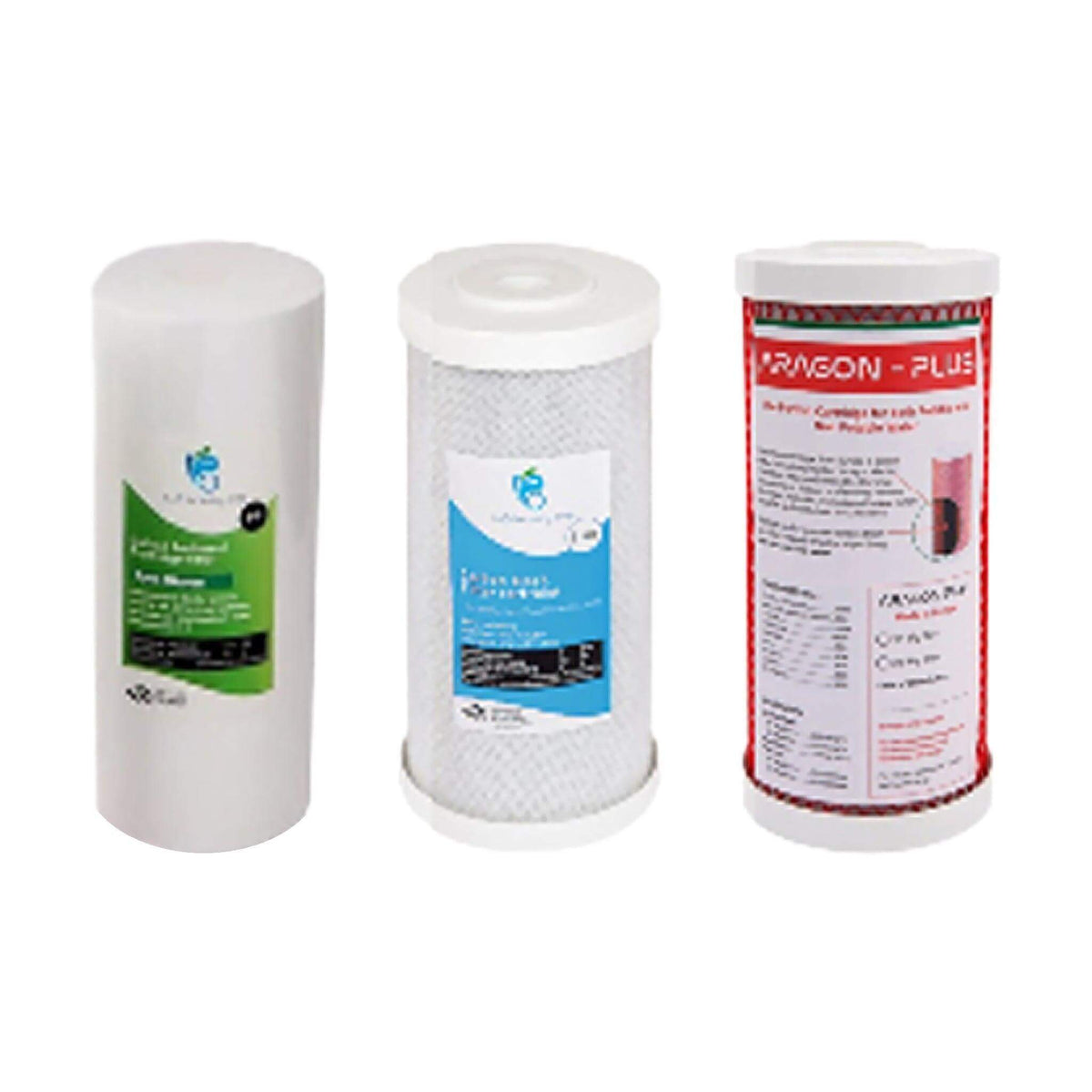 Aquarius Water replacement filter set for whole house system, 10" x 4.5" water filter cartridges, clean and filtered water supply