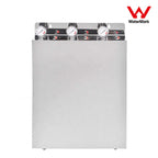 Aquarius Whole House Water Filter System – Triple Stage, Stainless Steel 20" x 4.5"