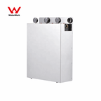 Aquarius Whole House Triple System with stainless steel cover, 20" x 4.5" standard filter set for water filtration system.
