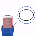 Aquarius Wellness 4.5-inch replacement O ring for whole house plumbing systems, made of durable rubber.