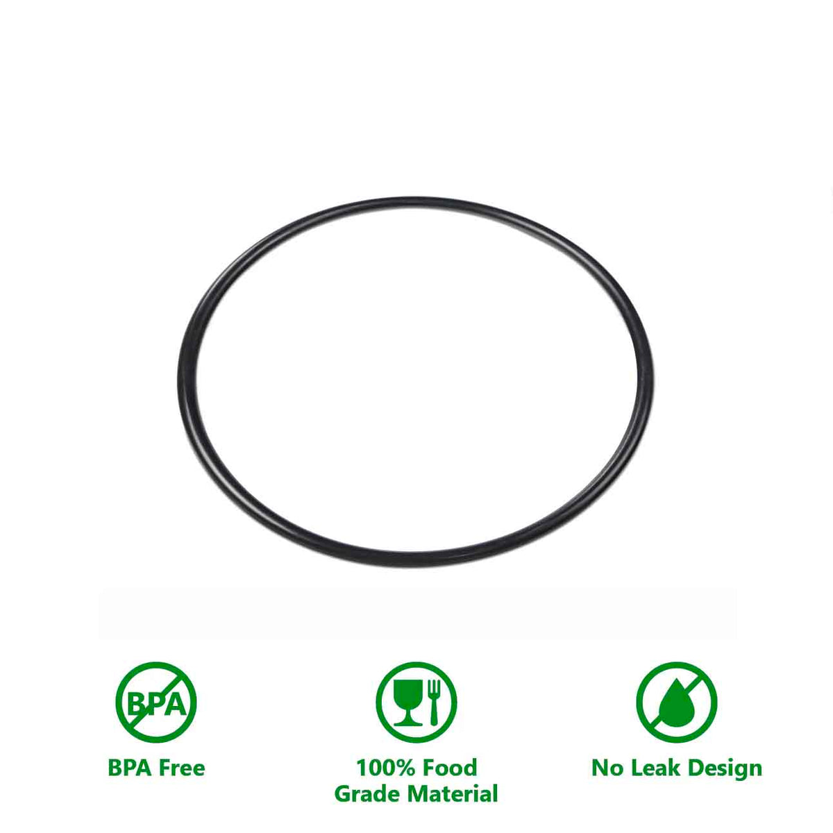 Aquarius Wellness Whole House 4.5-inch replacement O-ring for plumbing and water systems, made of durable rubber material.