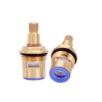Aquarius Wellness replacement cartridge for 3-way mixer tap with pullout spout, showing the internal valve and plumbing components.