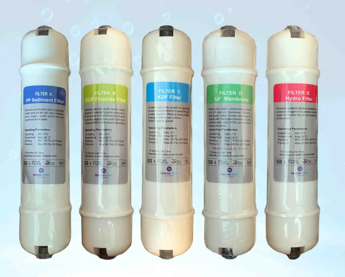 Aquarius Water System Replacement Filter Pack