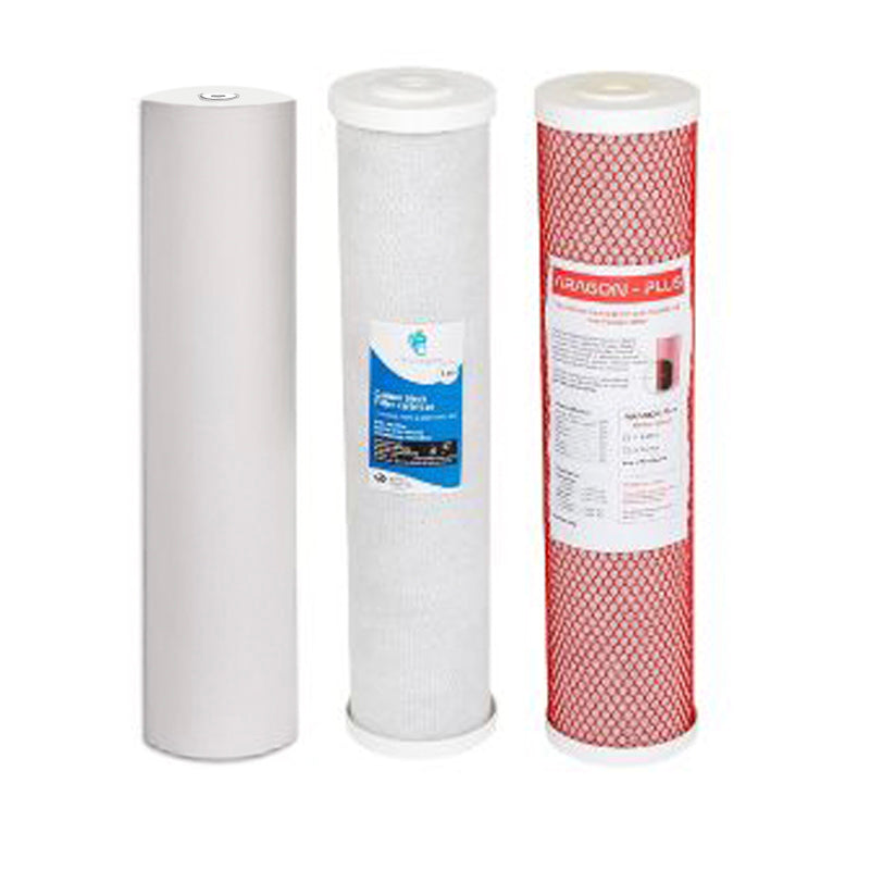 Replacement Filters Whole-Home Triple System 20" x 4.5" Aquarius Water